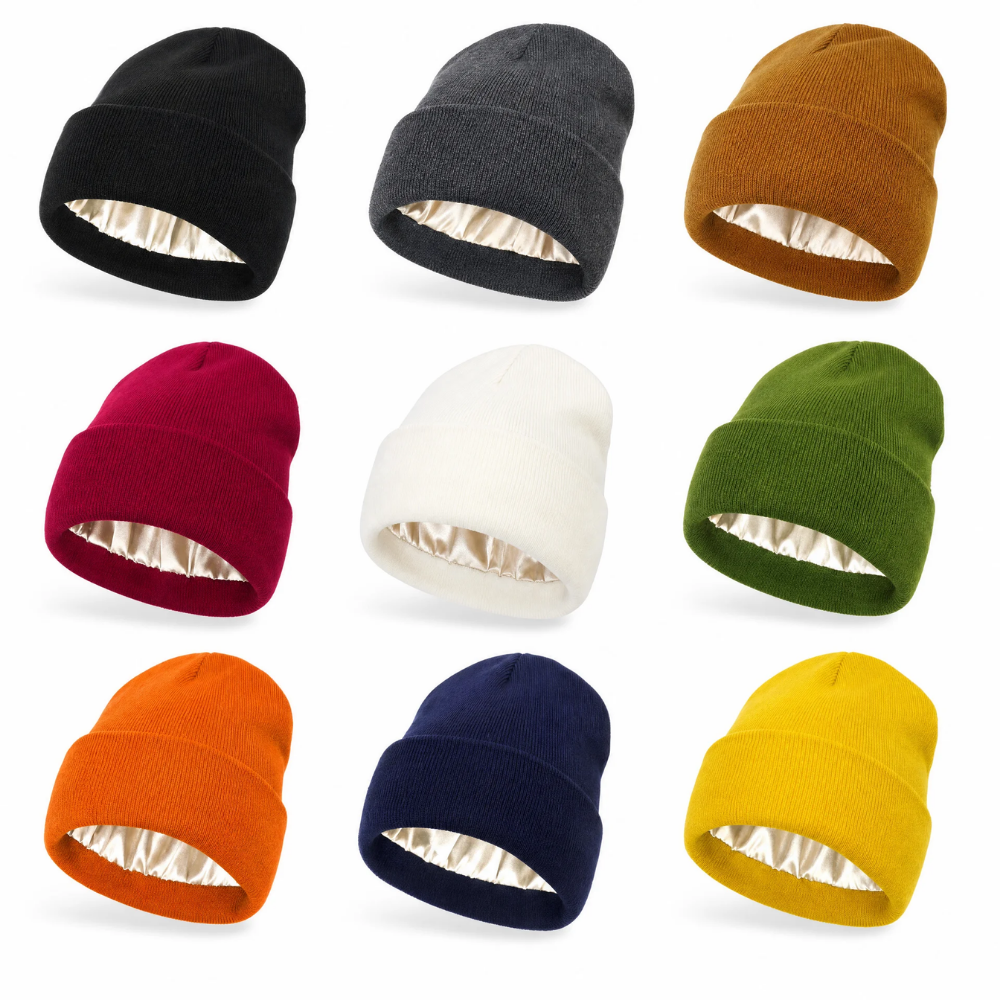 Satin beanie